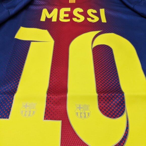 2010-11 Messi #10 Barcelona FC Nike Home Retro Jersey - Picture 6 of 13